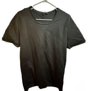 Vintage Gucci Made In Italy Black Mesh Jersey Tee | Tom Ford Era Archive | L